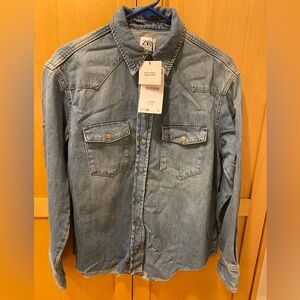 Zara Denim Shirt NWT